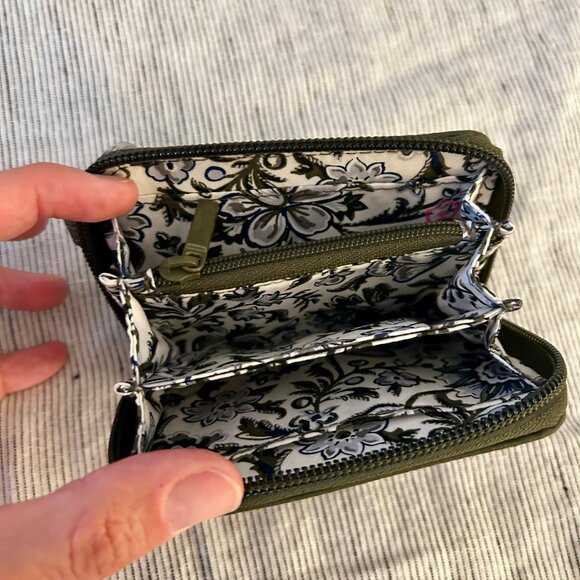 Vera Bradley Petite Zip-Around Wallet with RFID Protection - Picture 2 of 3